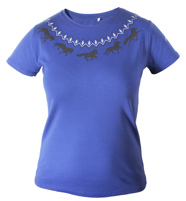 Gæðingur T-Shirt Blå