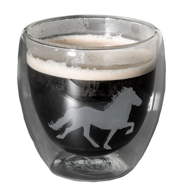 Glas m. Islænder